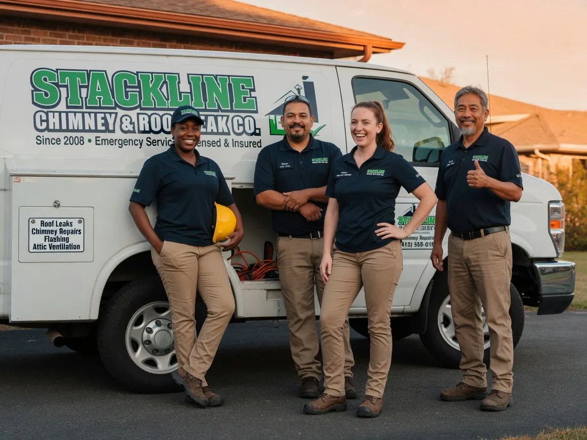 Chimney flashing repair company in Putnam, OK